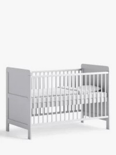 JOHN LEWIS LITTLE ACORNS CLASSIC COT BED IN WHITE RRP £219.99