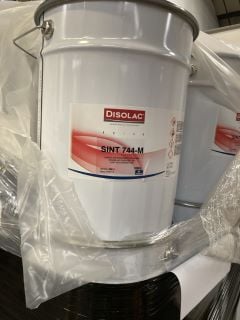 A PALLET OF DISOLAC INDUSTRIAL COATINGS SINT 744-M BINDER ANTI CORROSIVE 16KG RRP £179.99 X 16