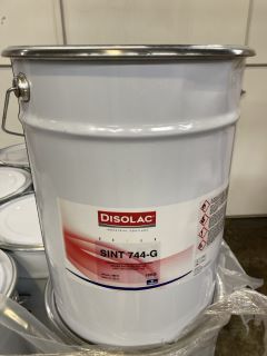 A PALLET OF DISOLAC INDUSTRIAL COATINGS SINT 744-G BINDER ANTI CORROSIVE 16KG RRP £199.99 X16