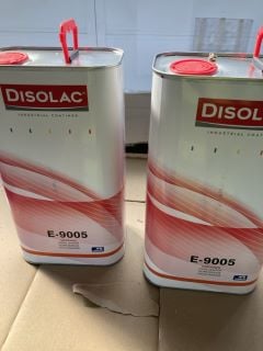 A PALLET OF DISOLAC INDUSTRIAL COATINGS E-9005 HARDENER 4L X 99