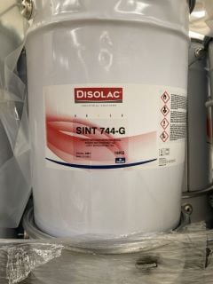 A PALLET OF DISOLAC INDUSTRIAL COATINGS SINT 744-G BINDER ANTI CORROSIVE 16KG RRP £199.99 X15