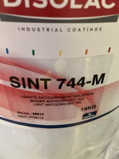 A PALLET OF DISOLAC INDUSTRIAL COATINGS SINT 744-M X 22