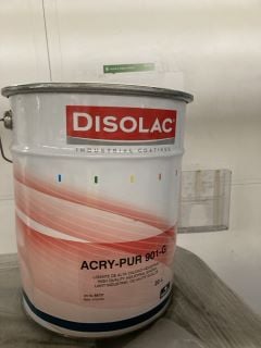 A PALLET OF DISOLAC INDUSTRIAL COATINGS 901-G ACRY-PUR   20L X27