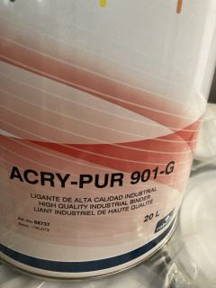 A PALLET OF DISOLAC INDUSTRIAL COATINGS 901-G ACRY-PUR   20L X27