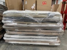 PALLET VARIETY OF BASES, SOMMIER AND CANAPÉ COVERS INCLUDING PREMIUM VISCOELASTIC MATTRESS 135X190CM (MAY BE STAINED, BROKEN OR INCOMPLETE).