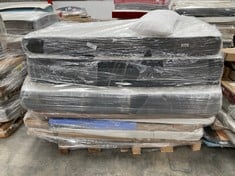PALLET VARIETY OF MATTRESSES AND BOX SPRING INCLUDING MATTRESS CECOTEC UNSPECIFIED MEASUREMENTS (MAY BE BROKEN, STAINED OR INCOMPLETE).