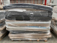 PALLET VARIETY OF MATTRESSES, BASES, CANAPÉ COVERS AND BED BASE INCLUDING MATTRESS 135X190CM (MAY BE STAINED, BROKEN OR INCOMPLETE).