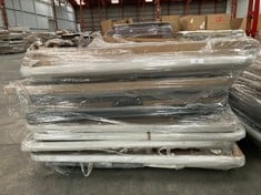 PALLET VARIETY OF BASES, CANAPÉ COVERS AND BED BASE INCLUDING BEIGE 3T BASE WITHOUT LEGS 090X180CM (MAY BE BROKEN OR INCOMPLETE).