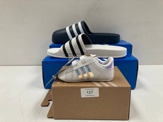 3 X ADIDAS SHOES VARIOUS SIZES AND MODELS INCLUDING ADIDAS SUPERSTAR CRIB SIZE 19 - LOCATION 15A.