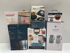 7 X KITCHEN ITEMS INCLUDING 1000ML THERMOS FLASK - LOCATION 19A.