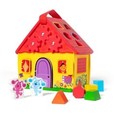 3 X MELISSA & DOUG PORTABLE WOODEN HOUSE, BLUE'S CLUES & YOU, DEVELOPMENTAL TOYS, EDUCATIONAL PLAY, WOODEN TOY, MONTESSORI, 3+ - LOCATION 19A.