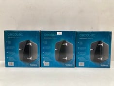 3 X CECOTEC MINI FRIDGE WITH 4 LITRE CAPACITY BLACK - LOCATION 31A.