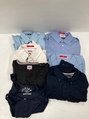 8 X TOMMY HILFIGER GARMENTS VARIOUS SIZES INCLUDING WHITE SHIRT SIZE M- LOCATION 39A.