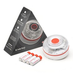 5 X HELP FLASH IOT EMERGENCY LIGHT V16 WITH GEOLOCATION, REQUIRED FROM 2026, BEACON CONNECTED TO DGT 3.0, V-16 CAR SIGNAL, LOCATION WARNING, INCL. DATA PLAN - LOCATION 51A.