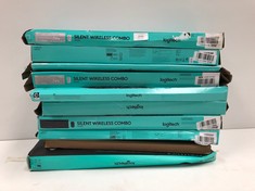 10 X LOGITECH KEYBOARDS VARIOUS MODELS INCLUDING SILENT WIRELESS COMBO - LOCATION 40A.