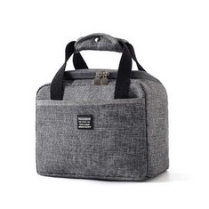 11 X AGOLATY TOTE BAG TOTE BAG FOR LUNCH BOX INSULATED LUNCH CONTAINER, UNISEX-ADULT, GREY, MEDIUM - LOCATION 16A.