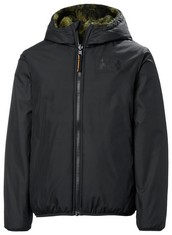 JUNIOR UNISEX HELLY HANSEN JR CHAMP REVERSIBLE JACKET, BLACK, 12 - LOCATION 4A.