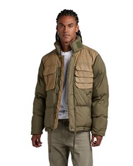 G-STAR RAW UNISEX ATTAC UTILITY STEPPJACKE, MEN'S JACKETS, GREEN (SHADOW OLIVE D21937-D199-B230), S - LOCATION 17B.