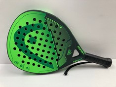 HEAD GENESIS PADEL RACKET GREEN AND BLACK - LOCATION 30A.