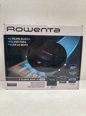 ROWENTA RR6871WH SMART FORCE EXPLORER AQUA - 2 IN 1 ROBOT HOOVER, VACUUMS AND MOPS, WITH ANTI-FALL SENSORS, LITHIUM-ION BATTERY WITH 150 MINUTES OF AUTONOMY, INCLUDES REMOTE CONTROL AND CHARGING BASE