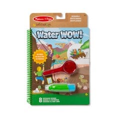 11 X MELISSA & DOUG WOW! OUTDOOR ADVENTURES, REUSABLE MESS FREE WATER COLOURING ACTIVITY BOOK, CREATIVE PLAY, WATER PAINTING, GIFT FOR 3 4 5 6 7 YEAR OLD BOYS AND GIRLS - LOCATION 14B.