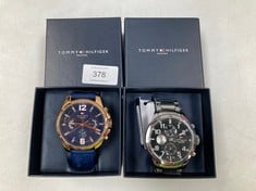 2 X WATCH TOMMY HILFIGER MODEL 3563.7106 NAVY BLUE COLOUR AND MODEL 248.1.14.1823 SILVER COLOUR - LOCATION 6B.