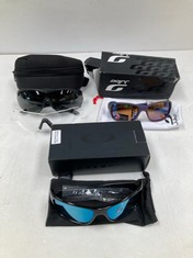 3 X SUNGLASSES VARIOUS MAKES AND MODELS INCLUDING JULBO MODEL J5428680 COLO PURPLE - LOCATION 2B.