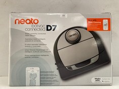 NEATO ROBOTICS D750 PREMIUM PACK CORNER CLEANING ROBOT HOOVER WITH EXCLUSIVE ACCESSORIES FOR CARPETS AND HARD FLOORS  (BROKEN)- LOCATION 3B.