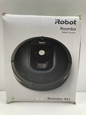 IROBOT ROOMBA 981, ROBOT HOOVER FOR PET HAIR WITH HIGH SUCTION POWER 1 AND ANTI-TANGLE RUBBER BRUSHES, WIFI CONNECTION, PROGRAMMABLE BY APP AND COMPATIBLE WITH ALEXA, BLACK COLOUR - LOCATION 49A.