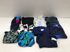 12 X SWIMMING COSTUMES AND BIKINIS VARIOUS MODELS AND SIZES INCLUDING UNEVEN SIZE L BLUE AND GREEN - LOCATION 16B.