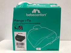 BEBECONFORT MANGA I-FIX, BOOSTER SEAT, CHILD CAR SEAT, ISOFIX CAR SEAT, GROUP 3 FOR CHILDREN FROM 125-150 CM, FROM 6 TO 12 YEARS (22-36 KG), BLACK - LOCATION 1C.