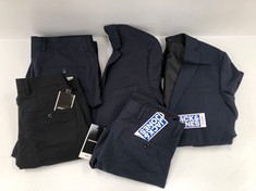 2 X JACK JONES SUITS NAVY BLUE SIZES 164 AND 50 - LOCATION 17B.