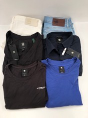 6 X G-STAR RAW GARMENTS VARIOUS MODELS AND SIZES INCLUDING JUMPSUIT SIZE L - LOCATION 21B.