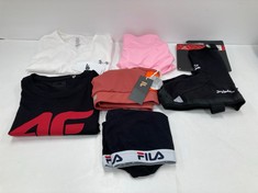 6 X SPORTSWEAR VARIOUS MODELS AND SIZES INCLUDING SHOE COVERS SIZE L/XL - LOCATION 45C.