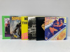 6 X VINYL BY VARIOUS ARTISTS INCLUDING FANGORIA - LOCATION 18C.