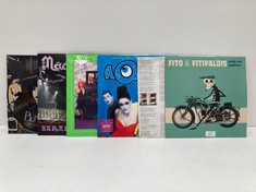 6 X VINYL BY VARIOUS ARTISTS INCLUDING FITO Y FITIPALDIS - LOCATION 18C.