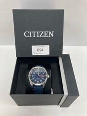 CITIZEN WATCH NAVY BLUE AW5000-16L ECO-DRIVE - LOCATION 6C.