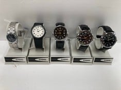 5 X CASIO WATCHES OF VARIOUS MODELS INCLUDING BLACK WATCH 2784 - LOCATION 6C.