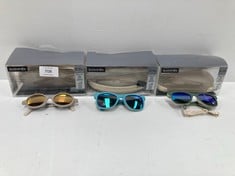 3 X SUNGLASSES FOR CHILDREN SUAVINEX VARIOUS MODELS INCLUDING BLUE GLASSES 2347 - LOCATION 6C.