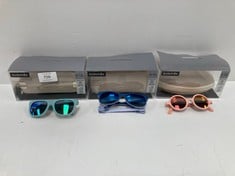 3 X SUNGLASSES FOR CHILDREN SUAVINEX VARIOUS MODELS INCLUDING PINK GLASSES 2346 - LOCATION 6C.