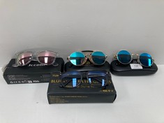 4 X SUNGLASSES VARIOUS MAKES AND MODELS INCLUDING BOZEVON SUNGLASSES - LOCATION 2C.