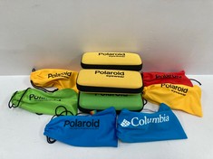 10 X POLAROID AND COLUMBIA SUNGLASSES VARIOUS MODELS INCLUDING SILVER SUNGLASSES 6066/S - LOCATION 2C.