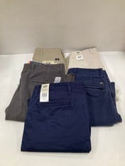 5 X DOCKERS VATIAS TROUSERS SIZES AND MODELS INCLUDING DARK GREY TROUSERS SIZE 38 - LOCATION 22A.