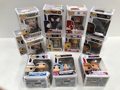 12 X FUNKO POP VARIOUS MODELS INCLUDING SPIDER-MAN - LOCATION 52C.