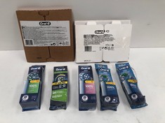 7 X ORAL-B ITEMS INCLUDING ELECTRIC TOOTHBRUSH REFILLS - LOCATION 52C.