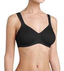 23 X TRIUMPH WOMEN'S LOVELY MINIMIZER W X, MINIMIZER BRA, BLACK, 100C - LOCATION 48C.