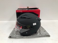 CGM OPEN FACE HELMET 136A DNA MONO MATT BLACK, XXXL (64-65 CM) - LOCATION 48C.