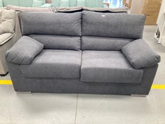 GREY TWO SEATER SOFA (BROKEN BACK).