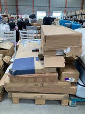 PALLET OF FURNITURE OF DIFFERENT MODELS AND SIZES INCLUDING BATHROOM FURNITURE (MAY BE BROKEN OR INCOMPLETE).