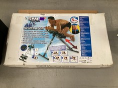 ABDOMINAL MACHINE GYMFORM AB GENERATOR, WORK OUT YOUR WHOLE BODY, FUNCTIONAL TRAINING OF ABS, ARMS, LEGS, CARDIO + FITNESS (AB GENERATOR + COMPUTER) FITNESS AT HOME.